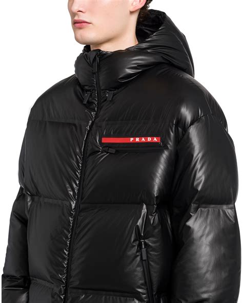 prada black puffer jacket mens|conscious prada puffer jacket.